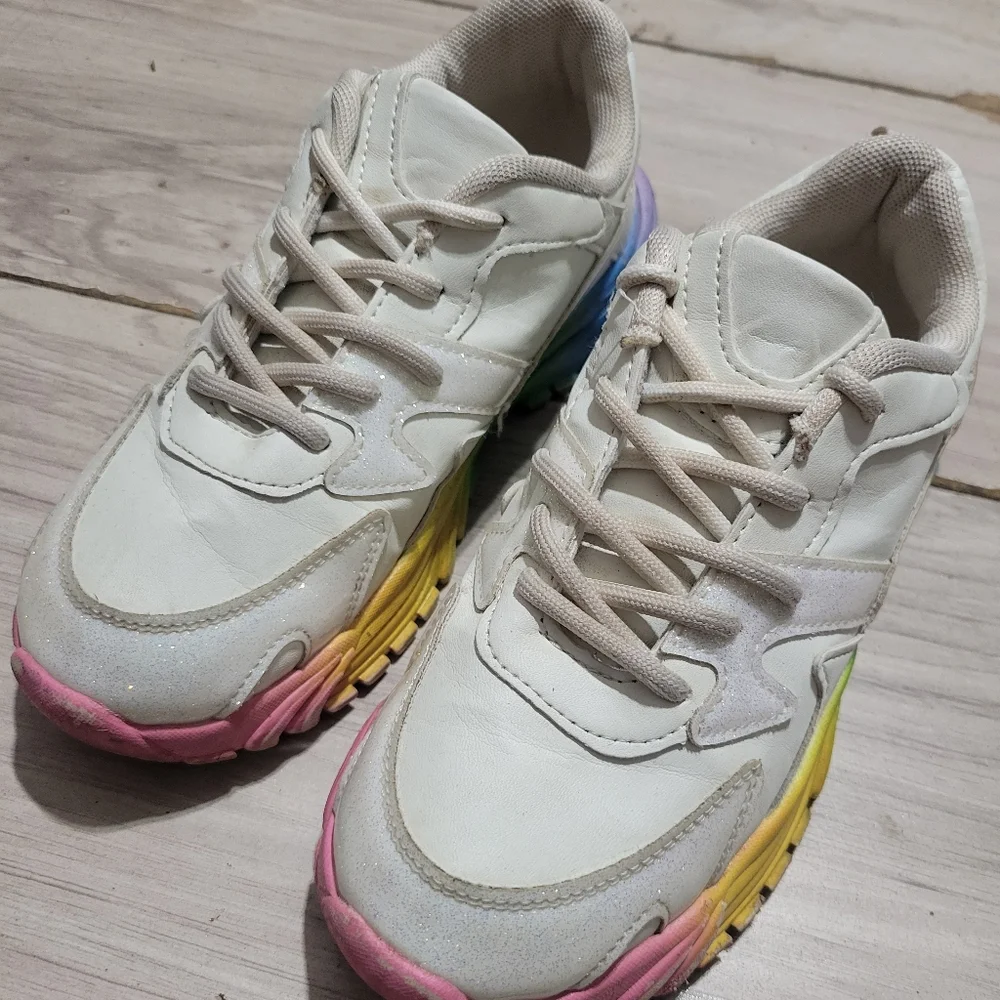 FabKids Rainbow Sole Sneakers